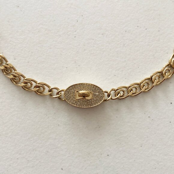Fossil Gold Iconic Glitz Choker Necklace - Picture 6 of 7